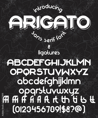 arigato typeface