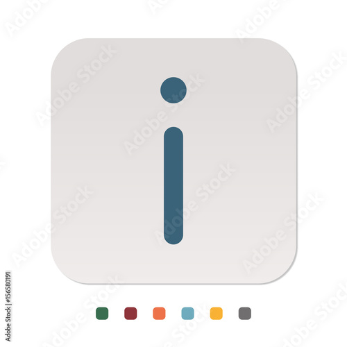 Papier Icon - Information i