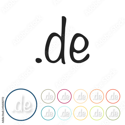 Bunte 3D Buttons - de deutsche Domain