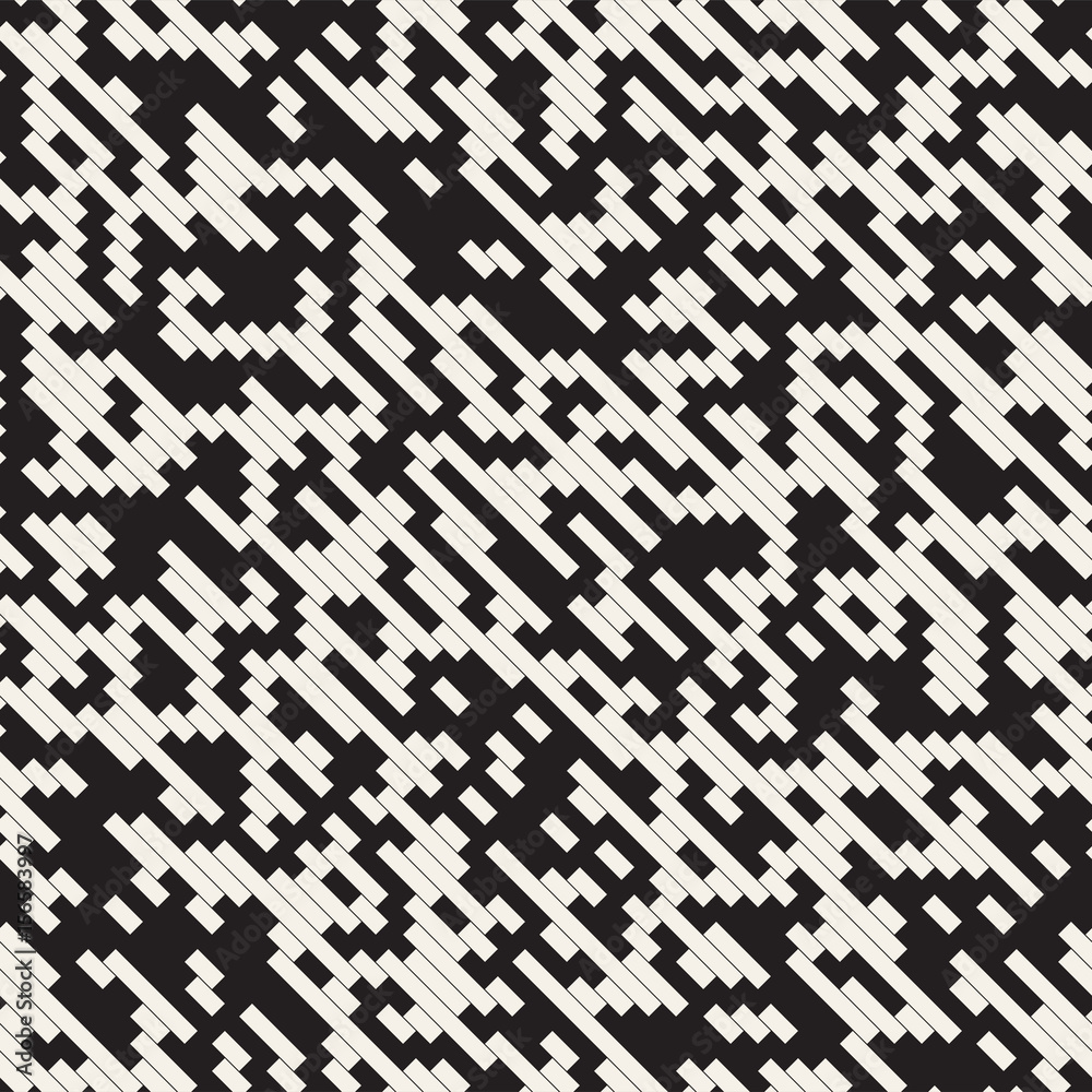 Vector Seamless Irregular Lines Grid Pattern. Trendy Monochrome Texture. Abstract Geometric Background Design Vector Seamless Irregular Lines Grid Pattern. Trendy Monochrome Texture. Abstract Geometric Background Design
