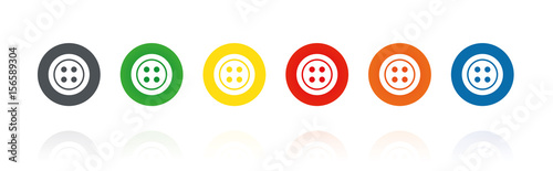 Knopf - Farbige Buttons