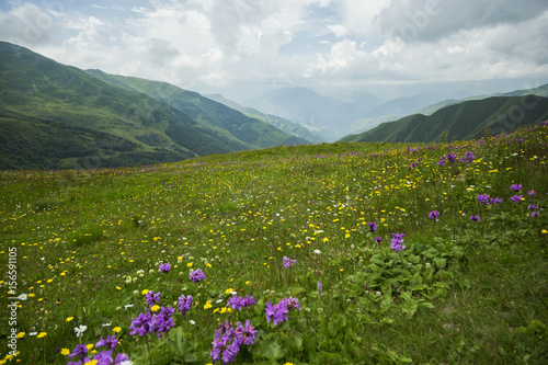 Fototapeta Naklejka Na Ścianę i Meble -  Mountains of Republic of Georgia 
