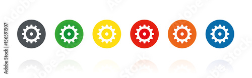 Einstellung - Zahnrad - Optionen - Farbige Buttons