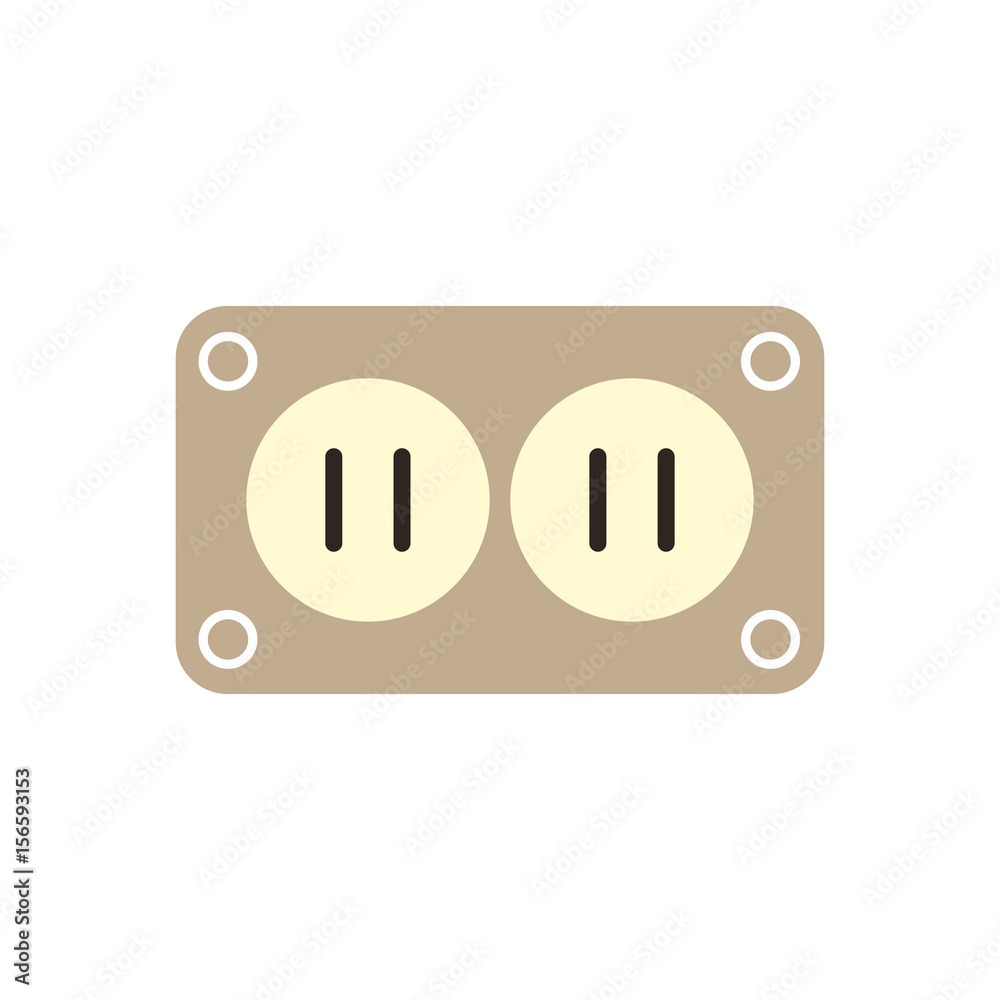 plug electric socket vector icon illustration graphic design plug electric socket vector icon illustration graphic design