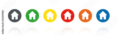 Internet - Web - WWW - Farbige Buttons