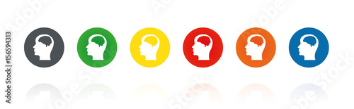 Internet - Web - WWW - Farbige Buttons