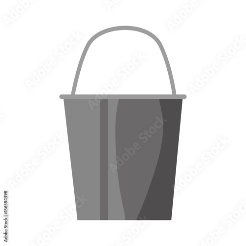 pail plastic object vector icon illustration graphic design