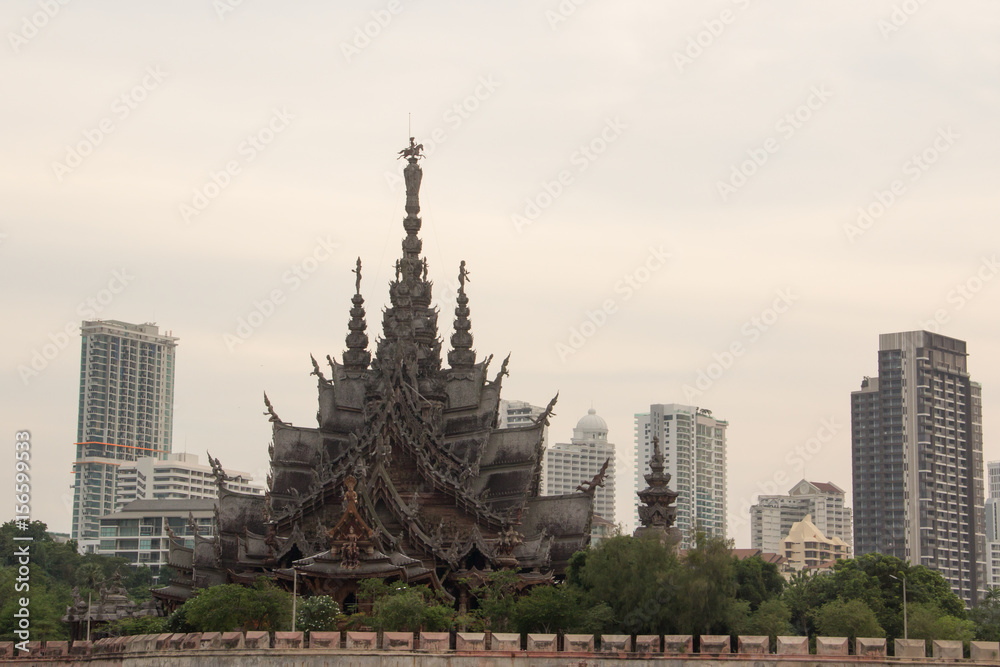 The once of bigest handwork wood building in the world. The once of bigest handwork wood building in the world.