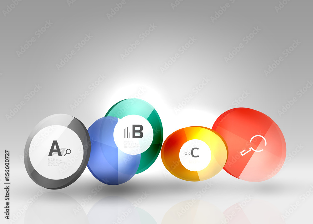 Circle geometric abstract background Circle geometric abstract background