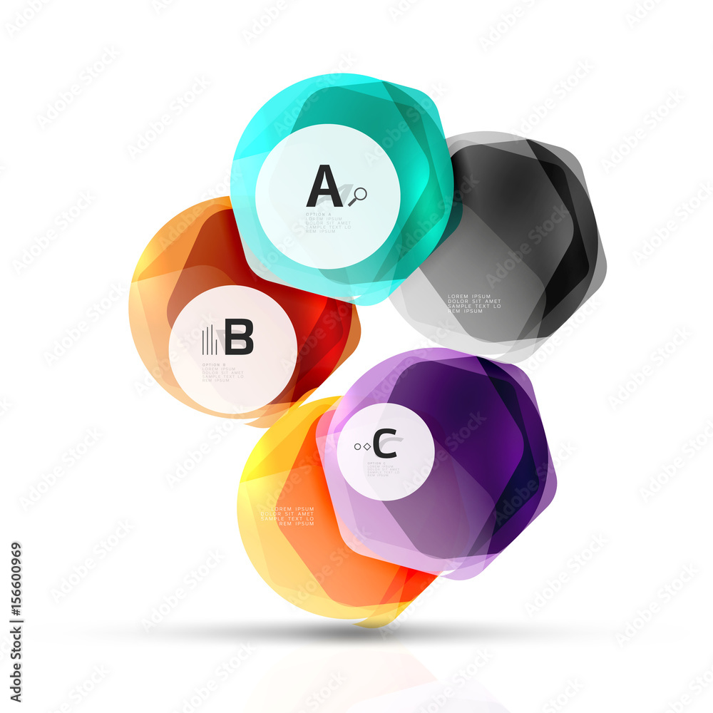 Glass modern geometrical hexagon abstract background Glass modern geometrical hexagon abstract background