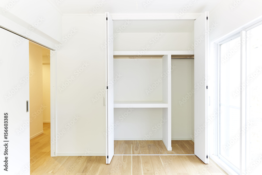 Fototapeta premium クローゼット リノベーション リフォーム 白 renovation closet white