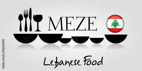 Meze, Lebanese food