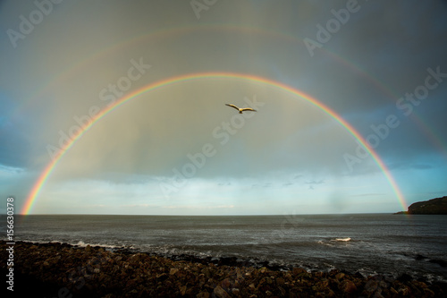 Double rainbow photo