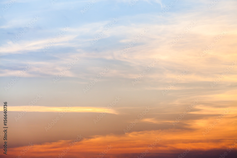 colorful dramatic sky with cloud at sunset colorful dramatic sky with cloud at sunset