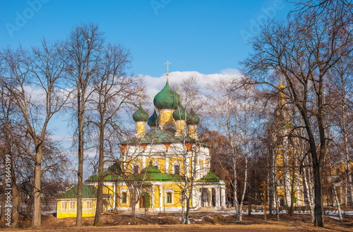 Transfiguration Cathedral on the bank of the Volga River in Uglich photo