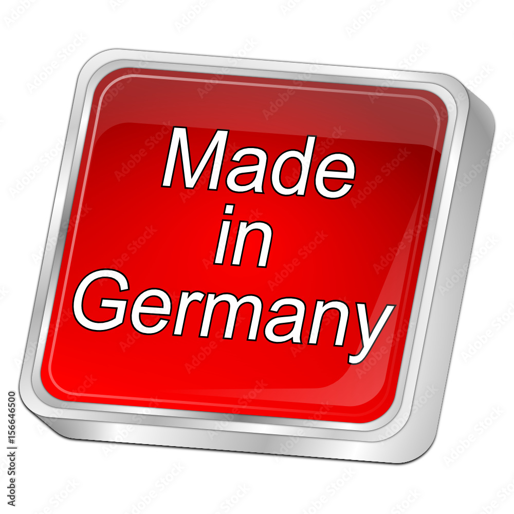 Made in Germany button - 3D illustration Made in Germany button - 3D illustration