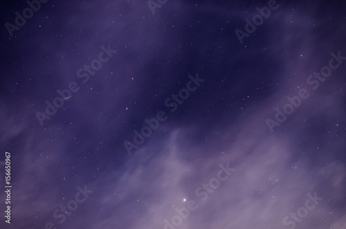 Beautiful cloudy night sky © cezarksv