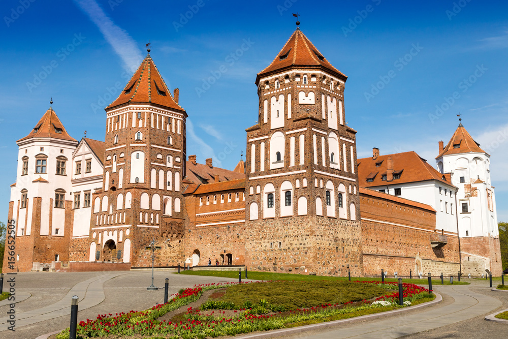 Mirskij castle. Mir. Belarus