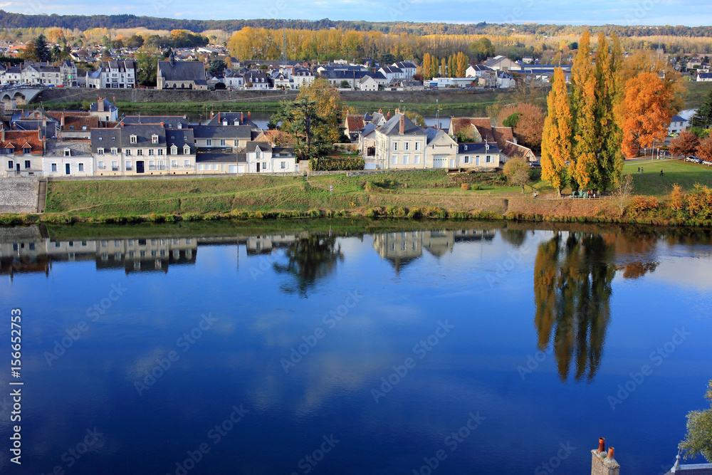 La Loire à l'automne à Amboise