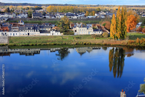 La Loire à l'automne à Amboise