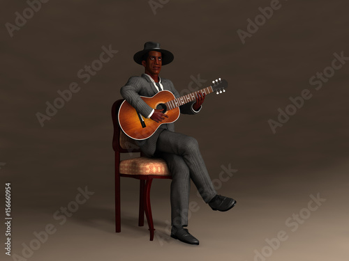 Antiguo músico de blues