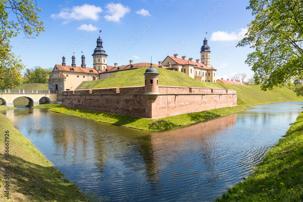 Nyasvizh castle. Nyasvizh. Belarus