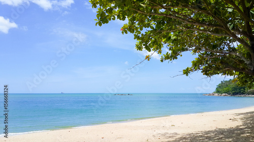 Fototapeta Naklejka Na Ścianę i Meble -  beach and blue sky at nakhon si thammarat thailand