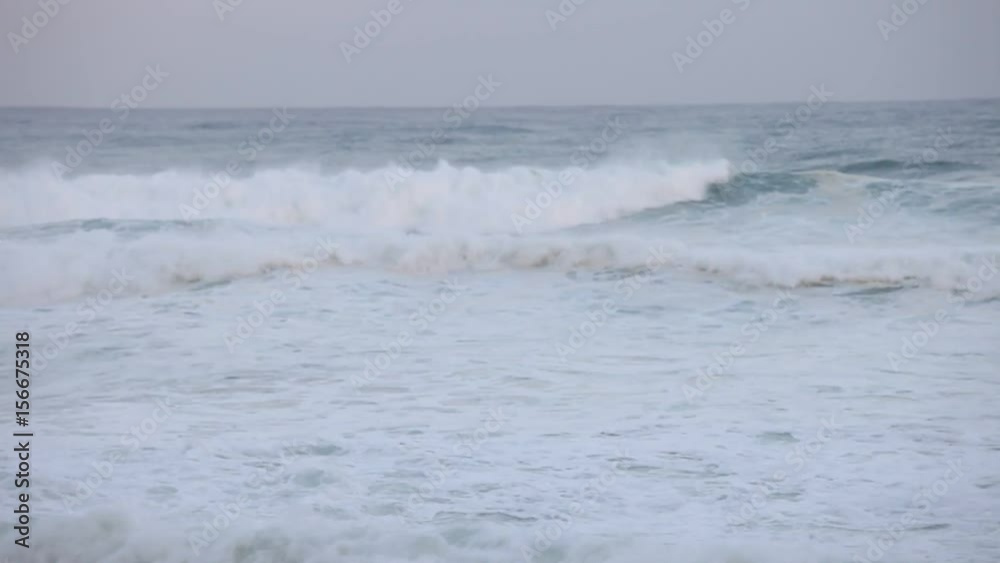 Atlantic ocean big waves at sunrise Atlantic ocean big waves at sunrise