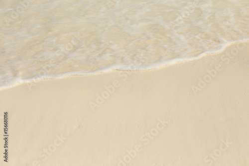 background of wave on a sand
