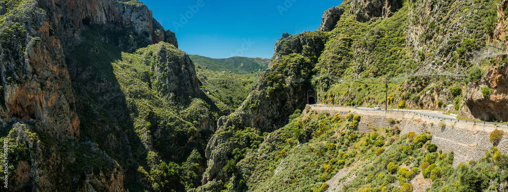 Greece, Crete, canyon on the way to elafonisi beach