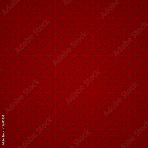 Red pattern on a dark red background. Connected diamond and circle. Abstract background for projects