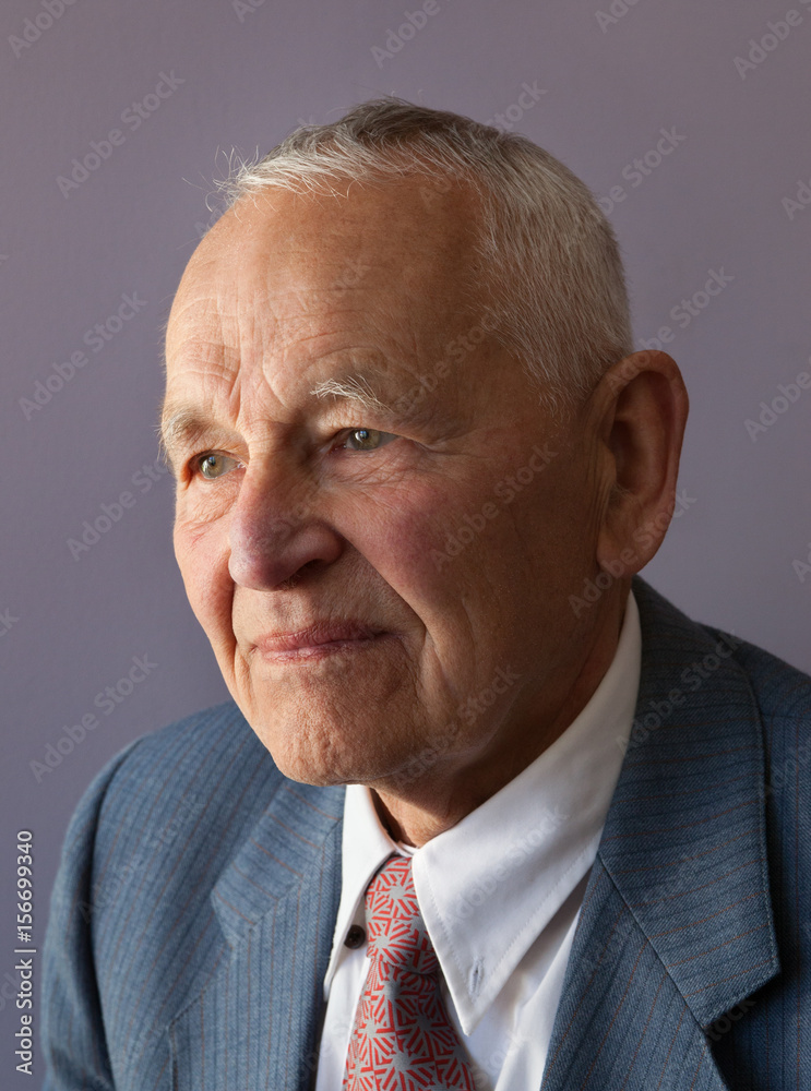 Portrait of a senior man. Portrait of a senior man.