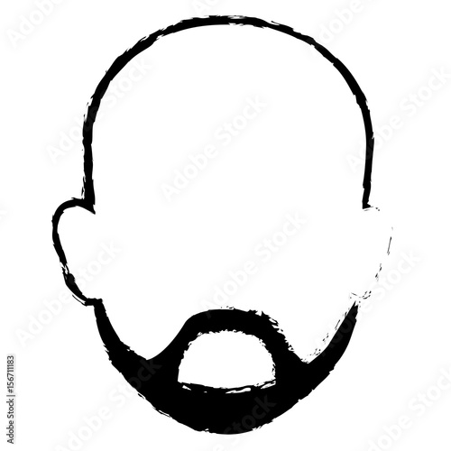 young man avatar character vector illustration design