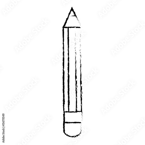 pencil school device icon vector illustration design