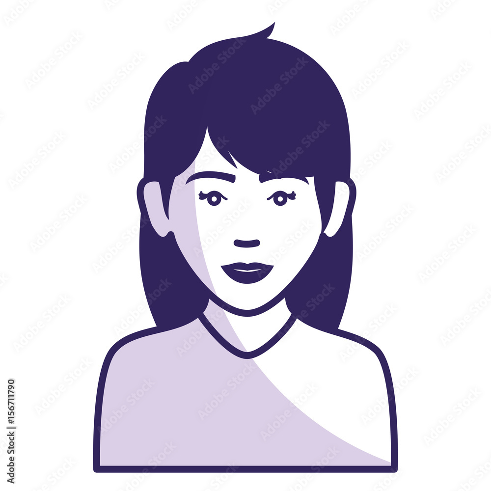 beautiful and young woman character vector illustration design beautiful and young woman character vector illustration design
