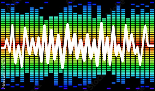 Background with Sound scale.