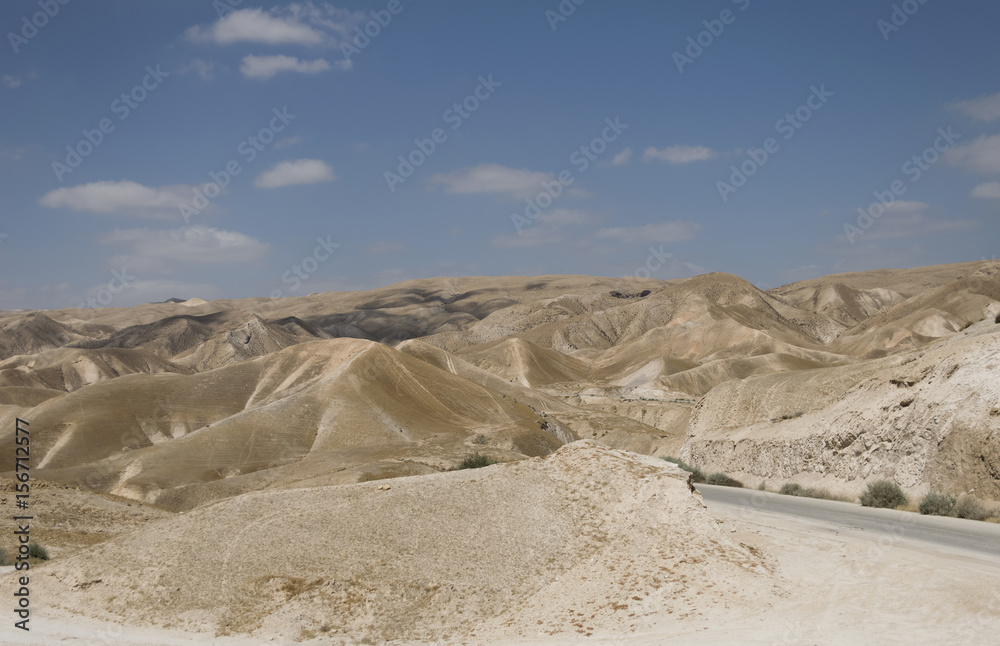 Desert mountain landscape of Israel