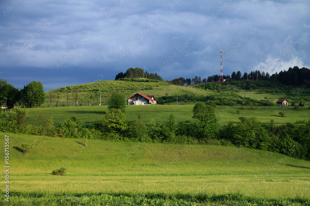 Spring landscape near Sarajevo, Bosnia and Herzegovina Spring landscape near Sarajevo, Bosnia and Herzegovina