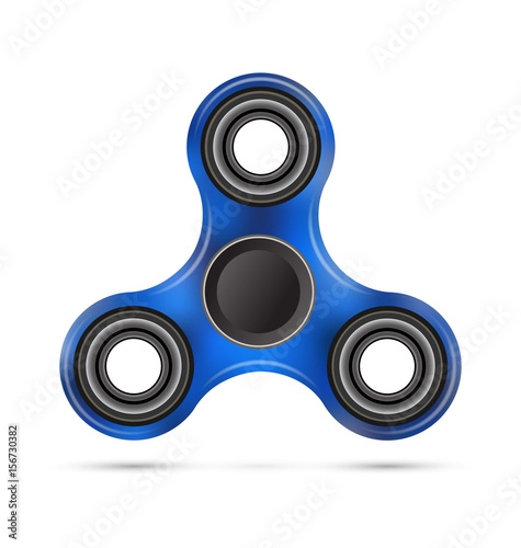 Spinner blue design vector illustration