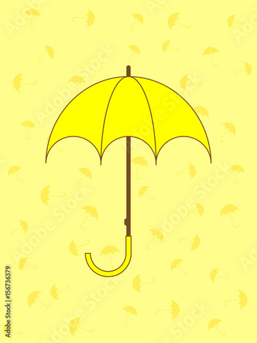 Yellow umbrella