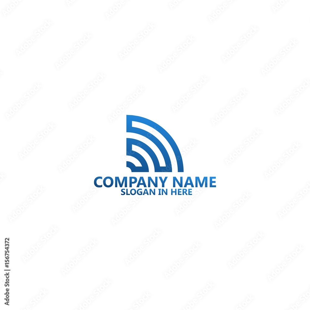 Blue Hotspot Logo Template Design Blue Hotspot Logo Template Design