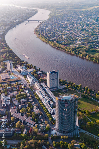 Bonn aus der Vogelperspektive; Nordrhein-Westfalen photo