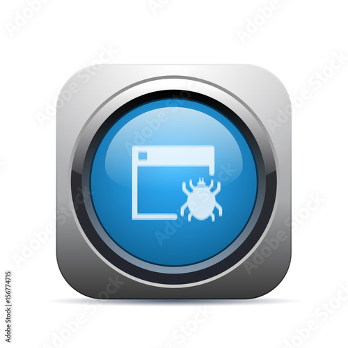 Square Push-Button - Vector