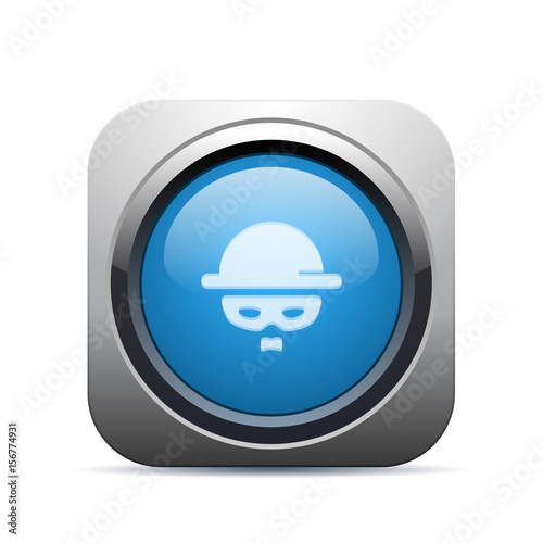 Square Push-Button - Vector