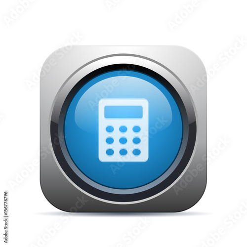 Square Push-Button - Vector
