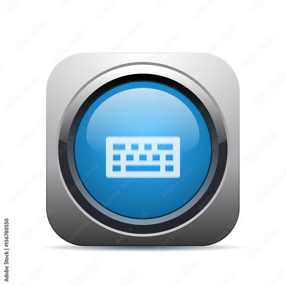 Square Push-Button - Vector Square Push-Button - Vector