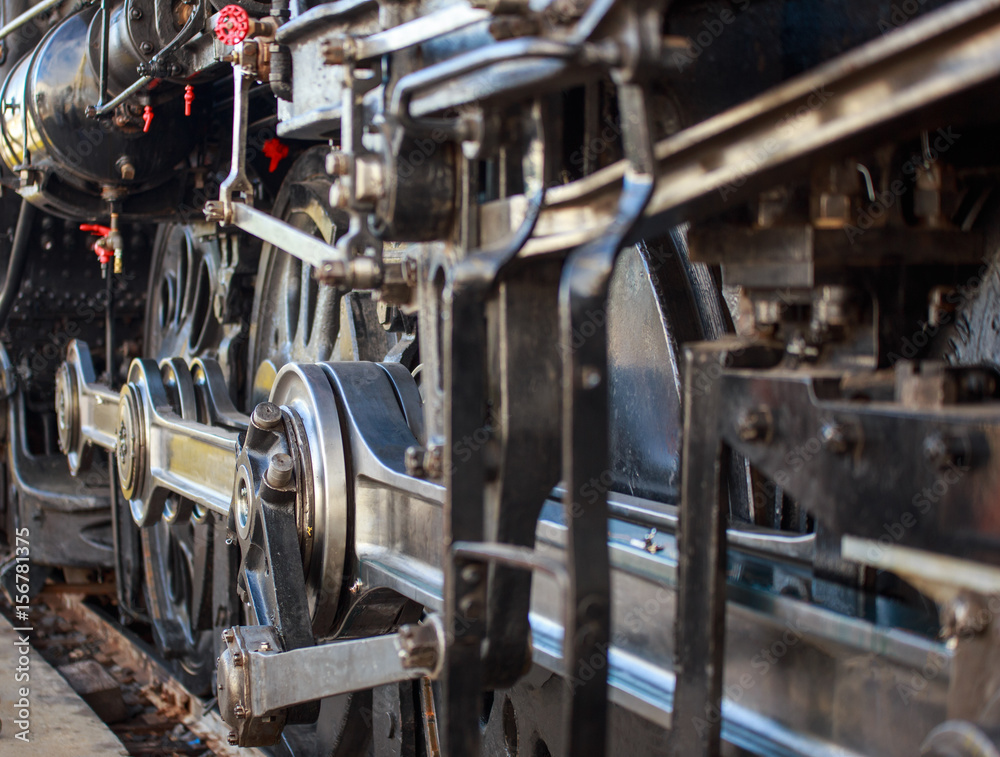 Steam Locomotive Wheels and Gears