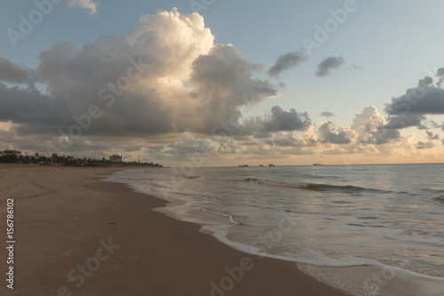 Fototapeta Naklejka Na Ścianę i Meble -  Sunrise in Cabo Branco beach - Joao Pessoa (PB), Brazil