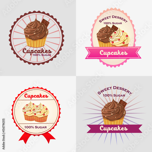 cupcake badge