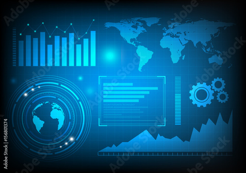 Abstract futuristic technology background